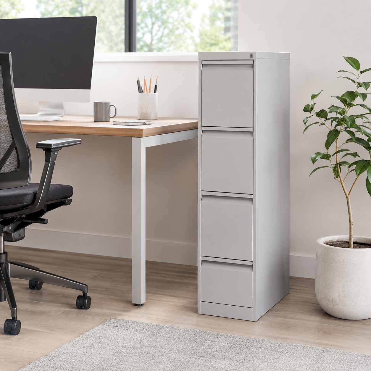 TreeJar 4 drawer lateral file cabinet Skyland STEL SSC - 20 - view 7